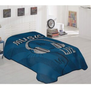 Beauty Home Κουβέρτα μονή Art 6116 160x220 Εμπριμέ