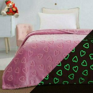 Beauty Home Κουβέρτα μονή φωσφορίζουσα Art 6257 160x220 Ροζ