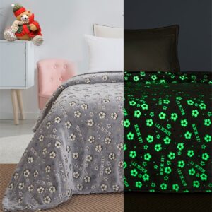 Beauty Home Κουβέρτα μονή φωσφορίζουσα Flash Art 6127  160x220 Γκρι