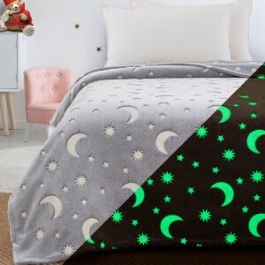 Beauty Home Κουβέρτα μονή φωσφορίζουσα Flash Art 6258 160x220 Γκρι