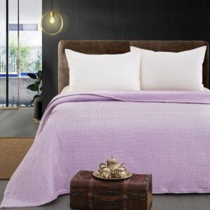 Beauty Home Κουβέρτα μονόχρωμη μονή Fleece Art 11553 160x220 Λιλά