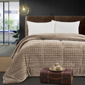 Beauty Home Κουβερτοπάπλωμα king size Art 12510 240x260 Μπεζ