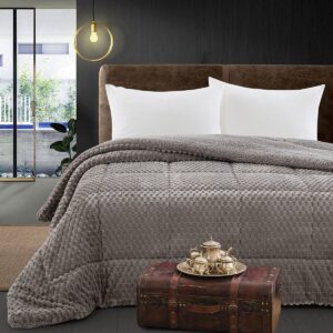 Beauty Home Κουβερτοπάπλωμα ημίδιπλο Art 12655 180x240 Γκρι