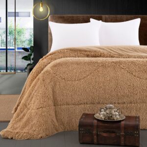 Beauty Home Κουβερτοπάπλωμα υπέρδιπλο Art 11066 220x240 Μπεζ