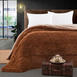 Beauty Home Κουβερτοπάπλωμα υπέρδιπλο Art 11067 220x240 Καφέ
