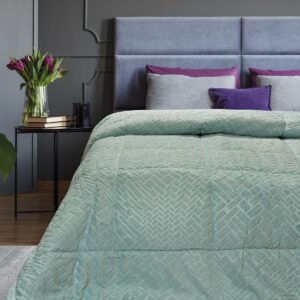 Beauty Home Κουβερτοπάπλωμα υπέρδιπλο Art 11518 220x240 Μέντα