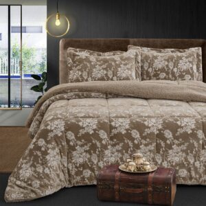 Beauty Home Κουβερτοπάπλωμα υπέρδιπλο Art 12672 220x240 Μπεζ