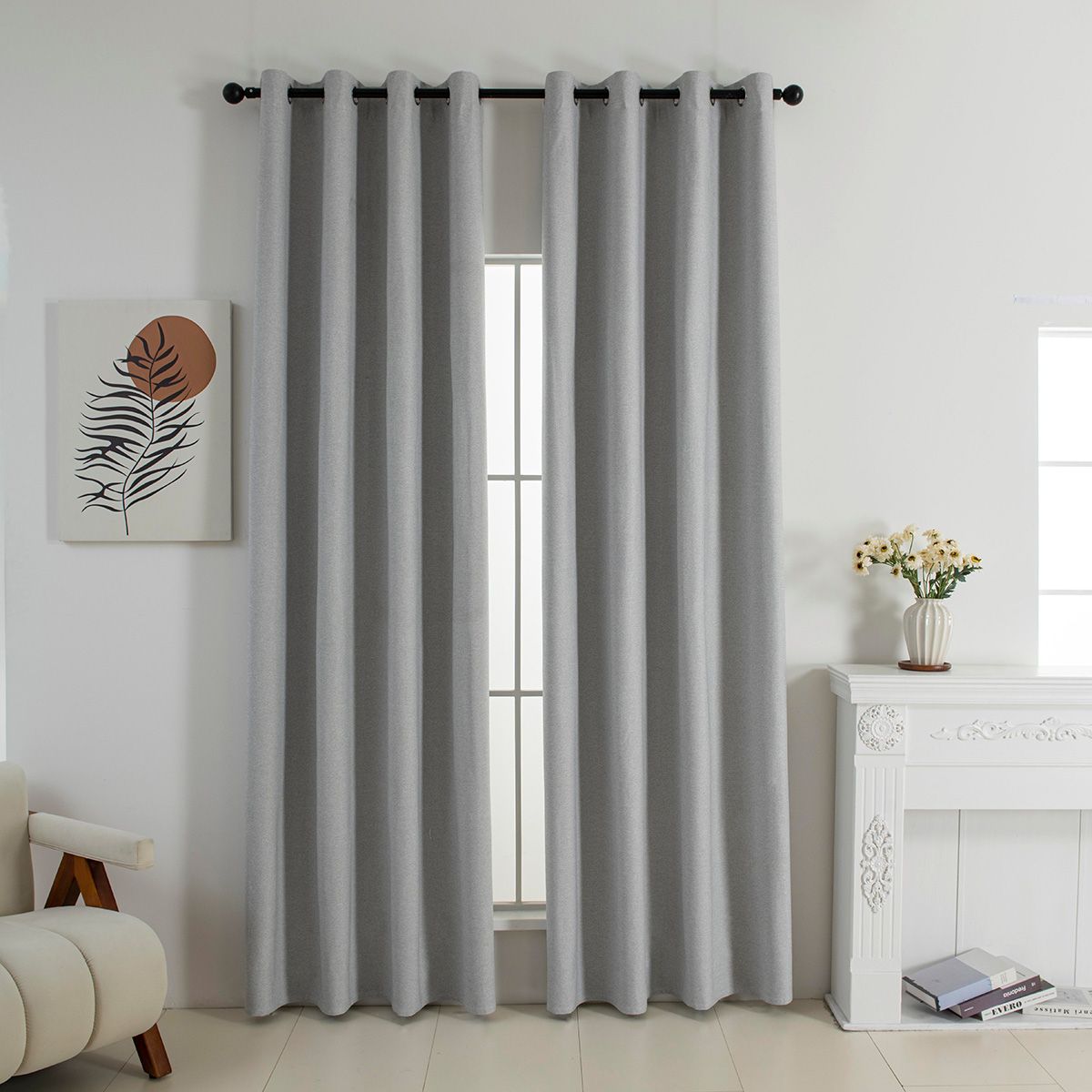 Beauty Home Κουρτίνα Full Blackout σκίασης με 8 κρίκους Elite Art 8392 Light Grey-Νο3 140x270 Ασημί Beauty Home Κουρτίνα Full Blackout σκίασης με 8 κρίκους Elite Art 8392 Light Grey-Νο3 140x270 Ασημί