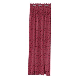 Beauty Home Κουρτίνα με 8 μεταλλικούς κρίκους Art 6185 The Batman 180x250 Κόκκινο