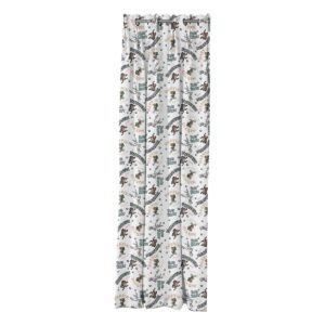 Beauty Home Κουρτίνα με 8 μεταλλικούς κρίκους Art 6189 Looney Tunes 180x250 Εμπριμέ