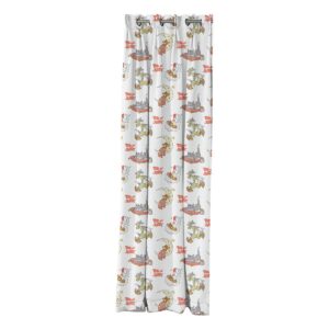 Beauty Home Κουρτίνα με 8 μεταλλικούς κρίκους Art 6194 Tom and Jerry 180x250 Εμπριμέ