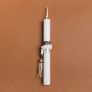 Beauty Home ΛΑΜΠΑΔΑ 25cm ΓΥΑΛΙΝΟ ΜΠΟΥΚΑΛΑΚΙ ΜΕ ΑΠΟΞΗΡΑΜΕΝΟ ΕΚΡΟΥ ΣΕ ΣΥΣΚΕΥΑΣΙΑ ΔΩΡΟΥ