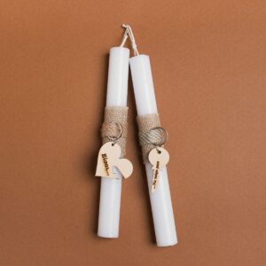 Beauty Home ΛΑΜΠΑΔΑ 25cm ΚΛΕΙΔΙ-ΚΑΡΔΙΑ ΜΠΡΕΛΟΚ ΣΕΤ 2 τμχ ΣΕ ΣΥΣΚΕΥΑΣΙΑ ΔΩΡΟΥ