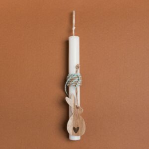 Beauty Home ΛΑΜΠΑΔΑ 25cm ΞΥΛΙΝΟΣ ΛΑΓΟΣ ΒΕΡΑΜΑΝ ΣΕ ΣΥΣΚΕΥΑΣΙΑ ΔΩΡΟΥ