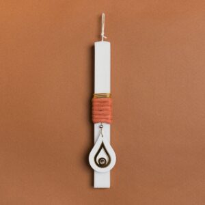 Beauty Home ΛΑΜΠΑΔΑ 33cm ΚΕΡΑΜΙΚΟ ΔΑΚΡΥ ΧΡΥΣΟ ΣΕ ΣΥΣΚΕΥΑΣΙΑ ΔΩΡΟΥ