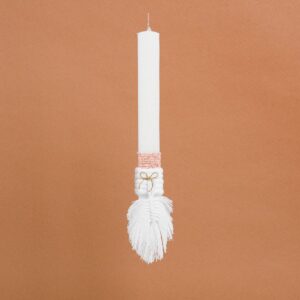 Beauty Home ΛΑΜΠΑΔΑ ΣΤΟΛΙΣΜΕΝΗ ΜΑΚΡΑΜΕ ΦΥΛΛΟ ΛΕΥΚΟ ΣΕ ΣΥΣΚΕΥΑΣΙΑ ΔΩΡΟΥ