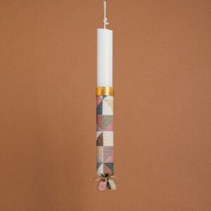 Beauty Home ΛΑΜΠΑΔΑ ΣΤΟΛΙΣΜΕΝΗ ΣΤΟΦΑ ΙΝΔΙΚΑ ΤΡΙΓΩΝΑ  ΣΕ ΣΥΣΚΕΥΑΣΙΑ ΔΩΡΟΥ