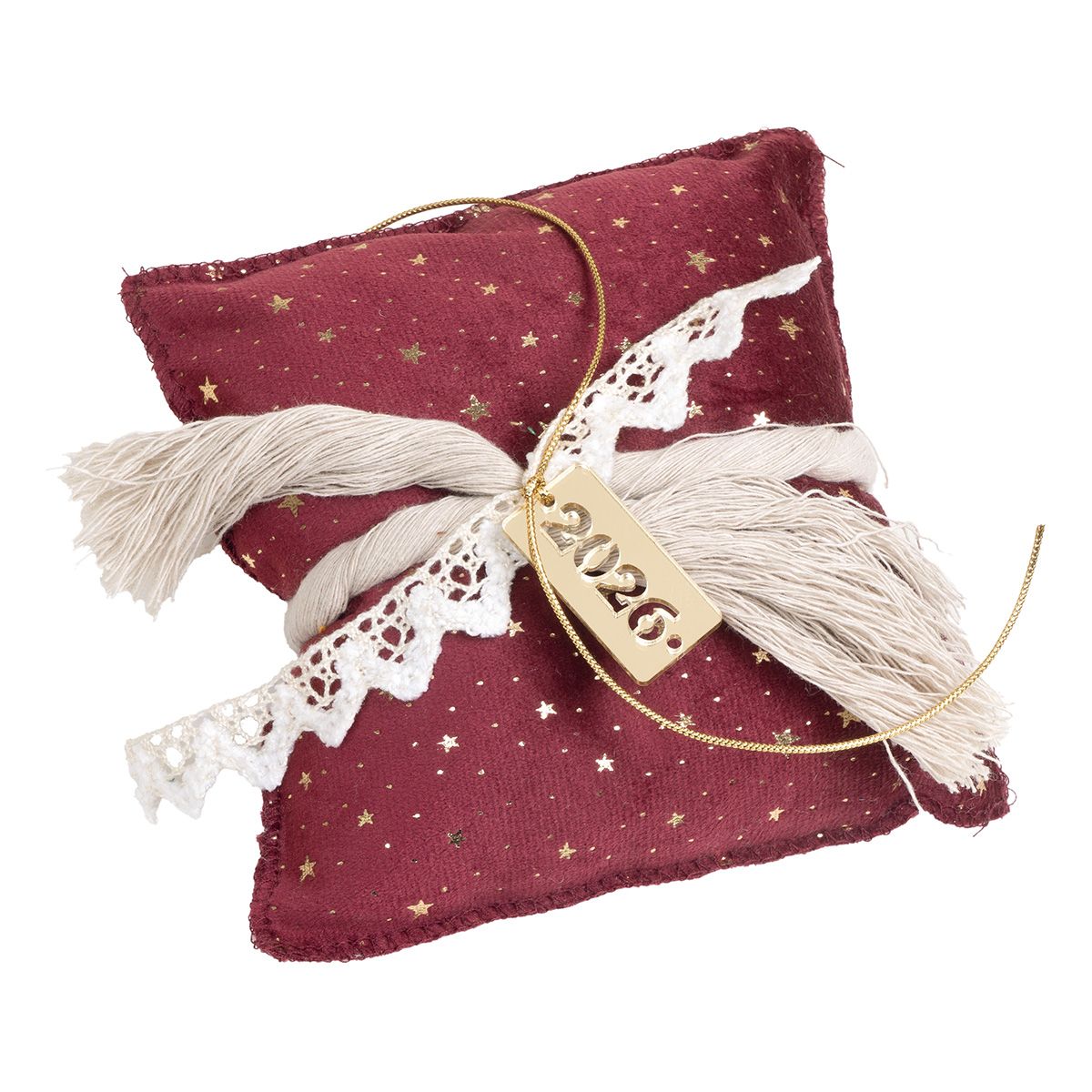 Beauty Home ΜΑΞΙΛΑΡΙ ΜΕ ΧΡΟΝ. Βελούδο Μπορντό Με Χρύσα Αστέρια Beauty Home ΜΑΞΙΛΑΡΙ ΜΕ ΧΡΟΝ. Βελούδο Μπορντό Με Χρύσα Αστέρια