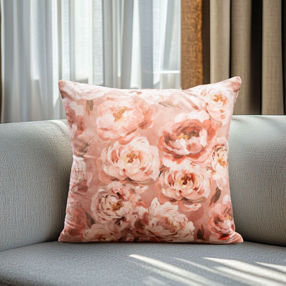 Beauty Home ΜΑΞΙΛΑΡΟΘΗΚΗ ΒΕΛΟΥΔΟ ROMANTIC PEONY DREAM Beauty Home ΜΑΞΙΛΑΡΟΘΗΚΗ ΒΕΛΟΥΔΟ ROMANTIC PEONY DREAM
