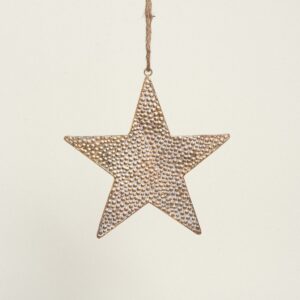 Beauty Home ΜΕΤΑΛΛΙΚΟ ΑΣΤΕΡΙ ΧΡΥΣΟ ΑΝΤΙΚΕ 31 cm