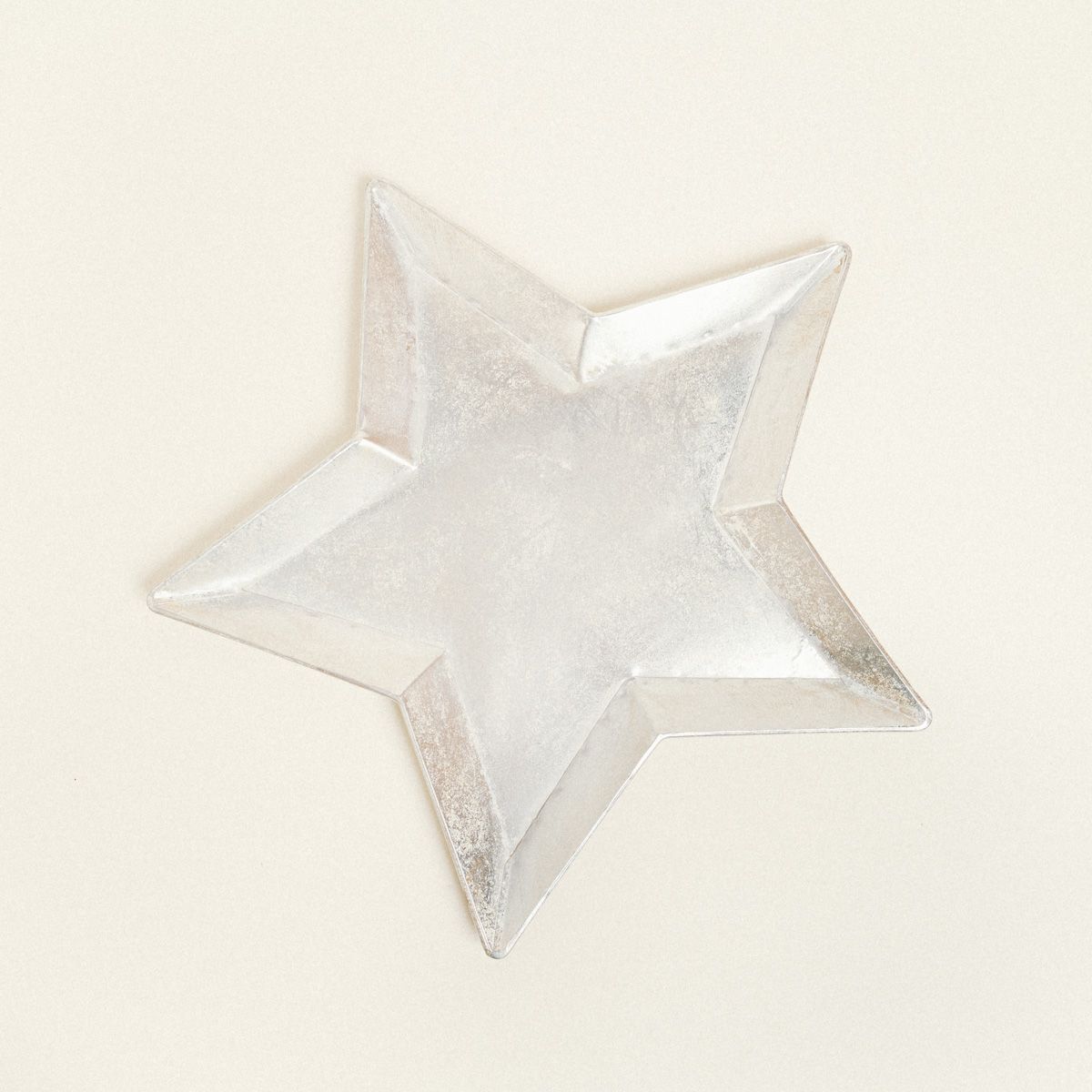 Beauty Home ΜΕΤΑΛΛΙΚΟΣ ΔΙΣΚΟΣ ΑΣΤΕΡΙ ΑΣΗΜΙ 47 x 49 x 2,5 CM Beauty Home ΜΕΤΑΛΛΙΚΟΣ ΔΙΣΚΟΣ ΑΣΤΕΡΙ ΑΣΗΜΙ 47 x 49 x 2,5 CM