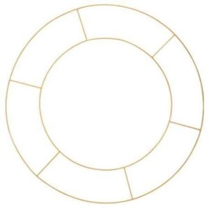 Beauty Home ΜΕΤΑΛΛΙΚΟΣ ΚΥΚΛΟΣ ΔΙΠΛΟΣ 60 CM