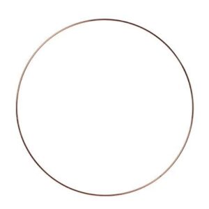 Beauty Home ΜΕΤΑΛΛΙΚΟΣ ΚΥΚΛΟΣ ΡΟΖ ΧΡΥΣΟ 40 CM