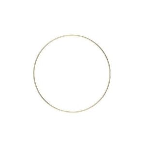 Beauty Home ΜΕΤΑΛΛΙΚΟΣ ΚΥΚΛΟΣ ΧΡΥΣΟΣ 20 CM