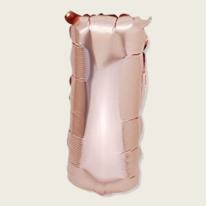 Beauty Home ΜΠΑΛΟΝΙ ΓΡΑΜΜΑ “I” ΡΟΖ ΧΡΥΣΟ 36cm