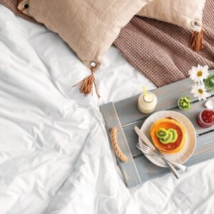 Beauty Home Μαξιλαροθήκη Ξενοδοχείου Oxford 5-Star 300tc Satin 100% Cotton 52x72+5 Λευκό