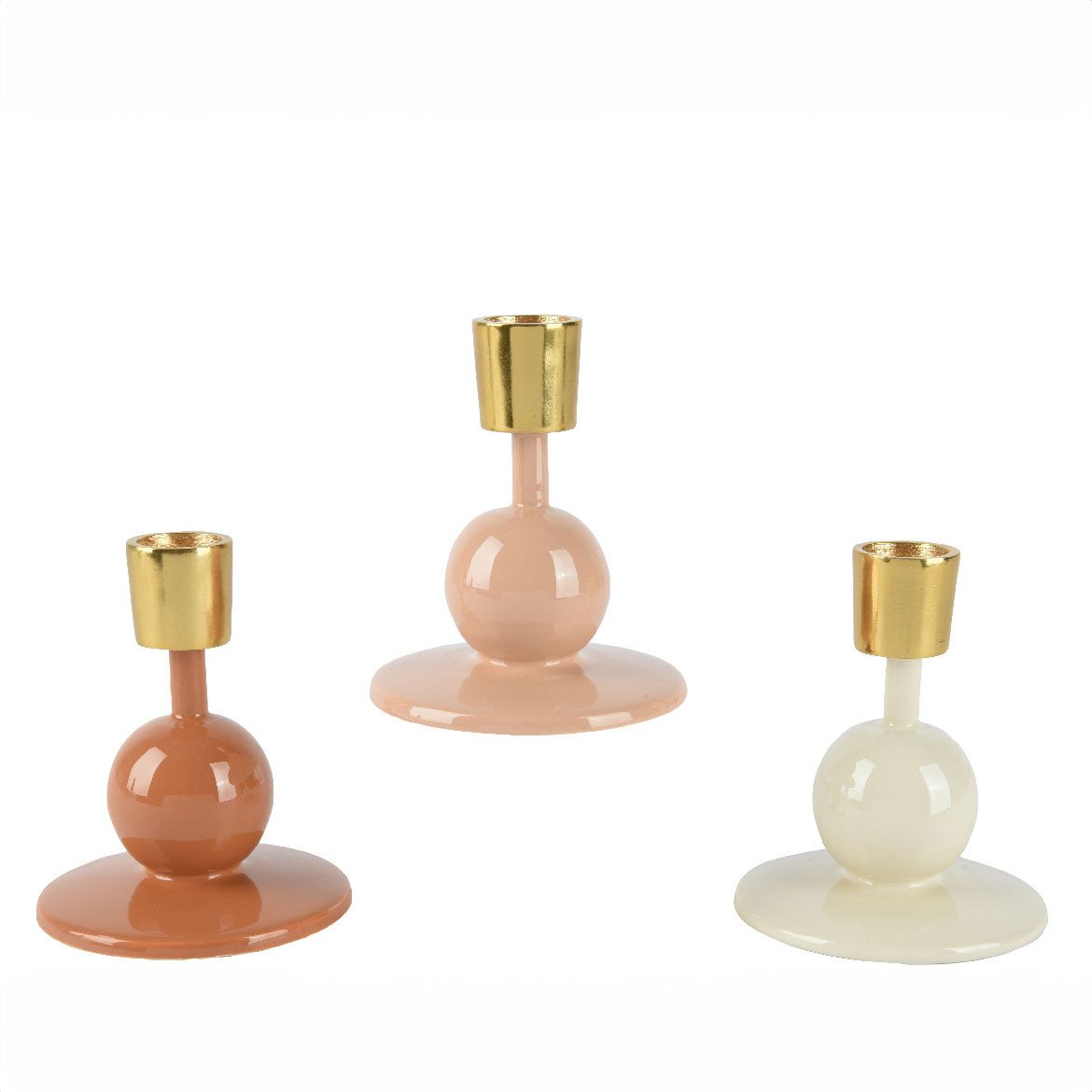 Beauty Home Μεταλλικό Κηροπήγιο με Σμάλτο 8.5 x 9.5cm Beauty Home Μεταλλικό Κηροπήγιο με Σμάλτο 8.5 x 9.5cm