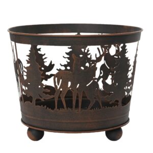 Beauty Home Μεταλλικό χριστουγεννιάτικο Καλάθι 39 x 39 x 32 cm