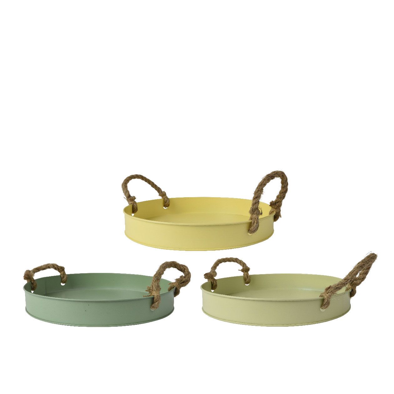 Beauty Home Μεταλλικός Δίσκος με Χερούλια 30cm x 4.5 cm Beauty Home Μεταλλικός Δίσκος με Χερούλια 30cm x 4.5 cm