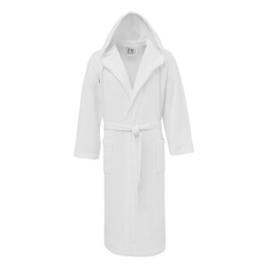 Beauty Home Μπουρνούζι Satisfaction ζακαρ με κουκούλα Art3055 80%Cot-20%Pol 270gsm Λευκό