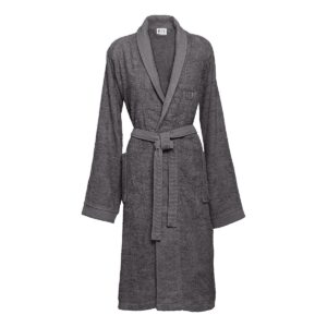 Beauty Home Μπουρνούζι με γιακά Art 3401 Ανθρακί