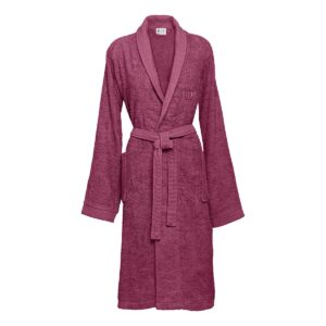 Beauty Home Μπουρνούζι με γιακά Art 3404 Δαμασκηνί