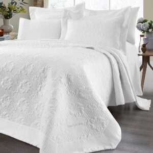 Beauty Home Σετ κουβερλί υπέρδιπλο Marilia Art 12502 230x250 Λευκό