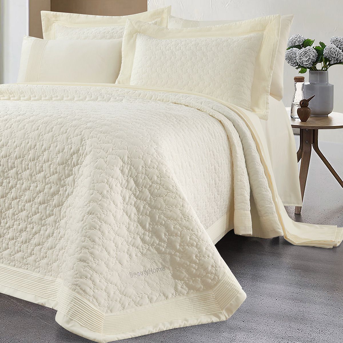 Beauty Home Νυφικό σετ 7 τμχ Thalia Art 12504 230x250 Εκρού Beauty Home Νυφικό σετ 7 τμχ Thalia Art 12504 230x250 Εκρού