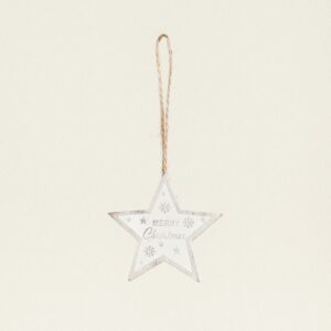 Beauty Home ΞΥΛΙΝΗ ΦΙΓΟΥΡΑ ΑΣΤΕΡΙ MERRY CRISTMAS