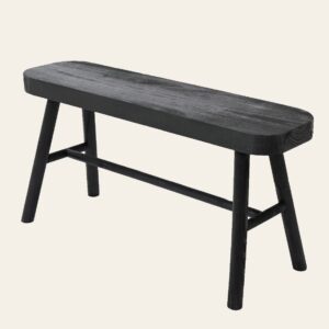 Beauty Home ΞΥΛΙΝΟ ΠΑΓΚΑΚΙ ΜΑΥΡΟ 25 x 50 x 45 CM