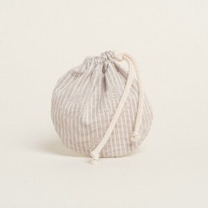 Beauty Home ΠΟΥΓΚΙ ΟΒΑΛ ΜΕ ΚΟΡΔΟΝΙ 13 x 14 cm  ΑΓΚΥΡΑ ΡΙΓΕ ΜΠΕΖ