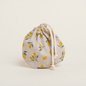 Beauty Home ΠΟΥΓΚΙ ΟΒΑΛ ΜΕ ΚΟΡΔΟΝΙ 13 x 14 cm  ΜΙΚΡΑ ΛΕΜΟΝΙΑ