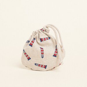 Beauty Home ΠΟΥΓΚΙ ΟΒΑΛ ΜΕ ΚΟΡΔΟΝΙ 13 x 14 cm  ΜΙΚΡΟΙ ΦΑΡΟΙ