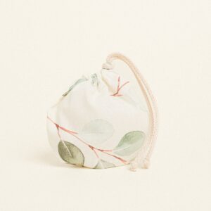 Beauty Home ΠΟΥΓΚΙ ΟΒΑΛ ΜΕ ΚΟΡΔΟΝΙ 13 x 14 cm ΠΟΠΛΙΝΑ ΕΥΚΑΛΥΠΤΟΣ