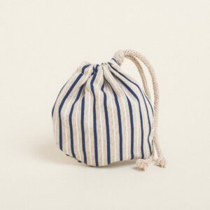 Beauty Home ΠΟΥΓΚΙ ΟΒΑΛ ΜΕ ΚΟΡΔΟΝΙ 13 x 14 cm ΡΙΓΕ ΜΠΛΕ