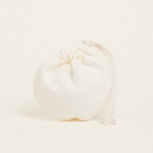 Beauty Home ΠΟΥΓΚΙ ΟΒΑΛ ΜΕ ΚΟΡΔΟΝΙ ΜΟΝΟΧΡΩΜΟ PREMIUM 13 x 14 cm