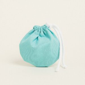 Beauty Home ΠΟΥΓΚΙ ΟΒΑΛ ΜΕ ΚΟΡΔΟΝΙ ΜΟΝΟΧΡΩΜΟ PREMIUM 13 x 14 cm