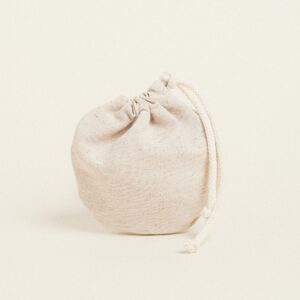 Beauty Home ΠΟΥΓΚΙ ΟΒΑΛ ΜΕ ΚΟΡΔΟΝΙ ΜΟΝΟΧΡΩΜΟ PREMIUM 13 x 14 cm