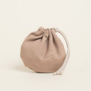 Beauty Home ΠΟΥΓΚΙ ΟΒΑΛ ΜΕ ΚΟΡΔΟΝΙ ΜΟΝΟΧΡΩΜΟ PREMIUM 13 x 14 cm