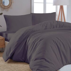 Beauty Home Πάπλωμα μονό μονόχρωμο Art 1999 160x240 Καφέ